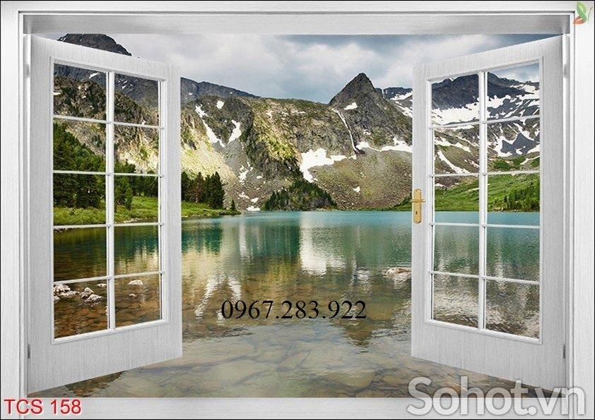 Tranh 3D- Tranh cửa sổ