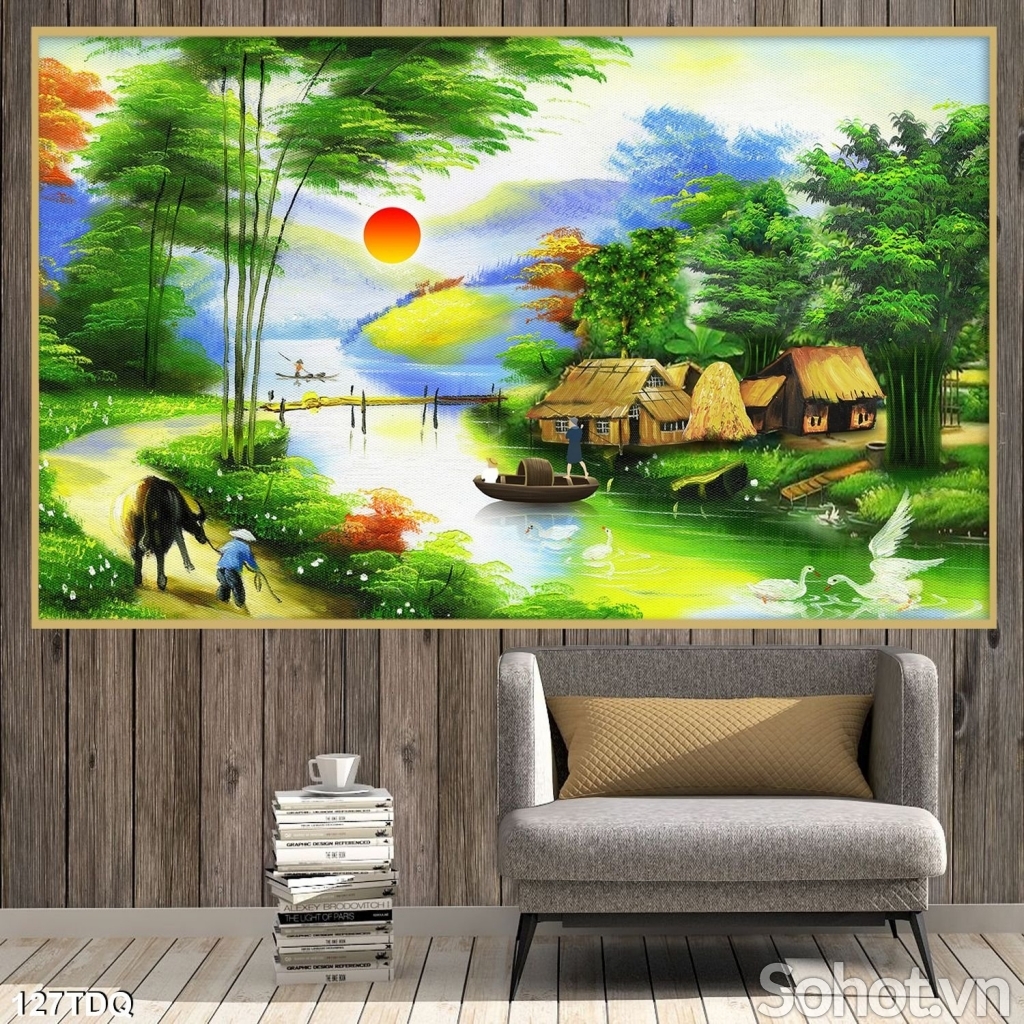 Tranh gạch men ốp lát trang trí nhà 3d