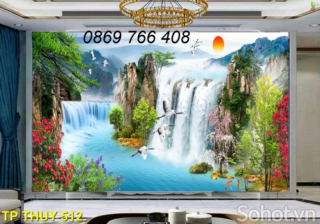 Tranh treo tường phòng khách 3d