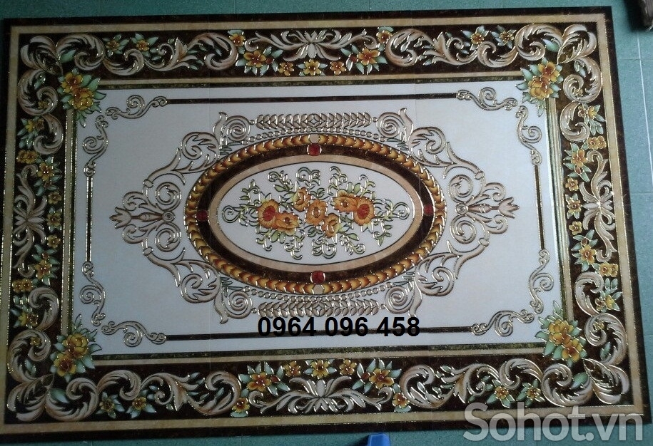 Thảm gạch 3d hiếu nghỉ phòng khách - DSX32