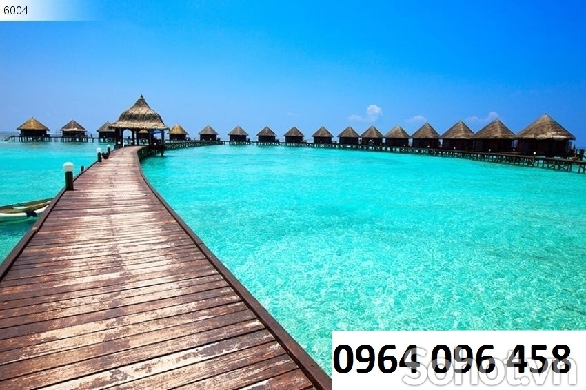 Tranh gạch phong cảnh bờ biển 3d - 89CP