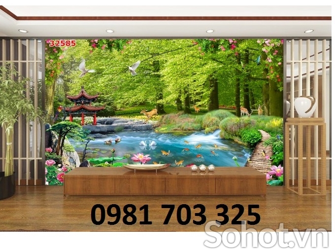 Tranh 3D- gạch tranh trang trí