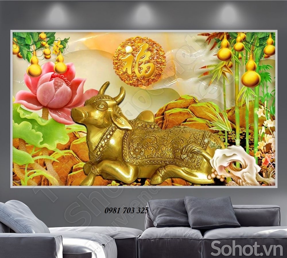 Tranh gạch 3D phong thủy