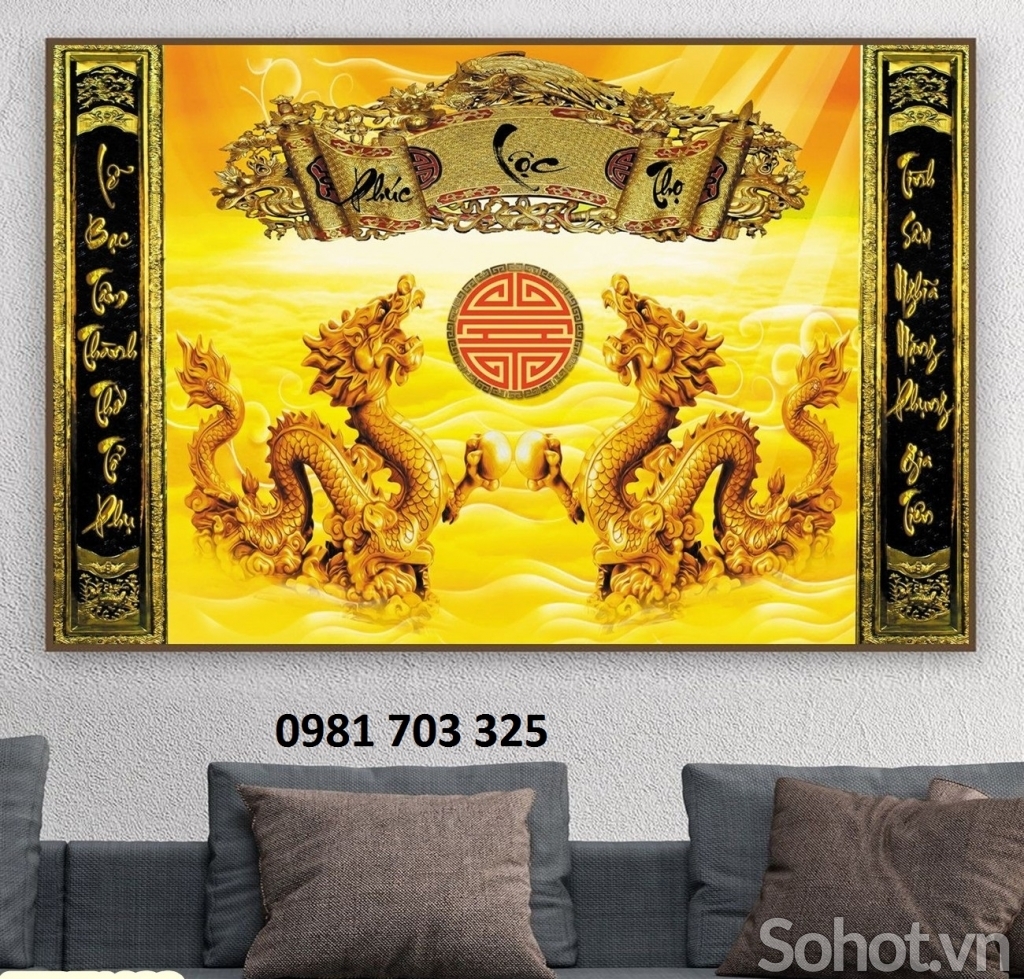 Tranh gạch men- gạch ốp tường phòng thờ