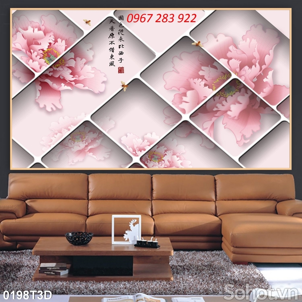 Tranh trang trí tường 3d- Tranh phòng khách