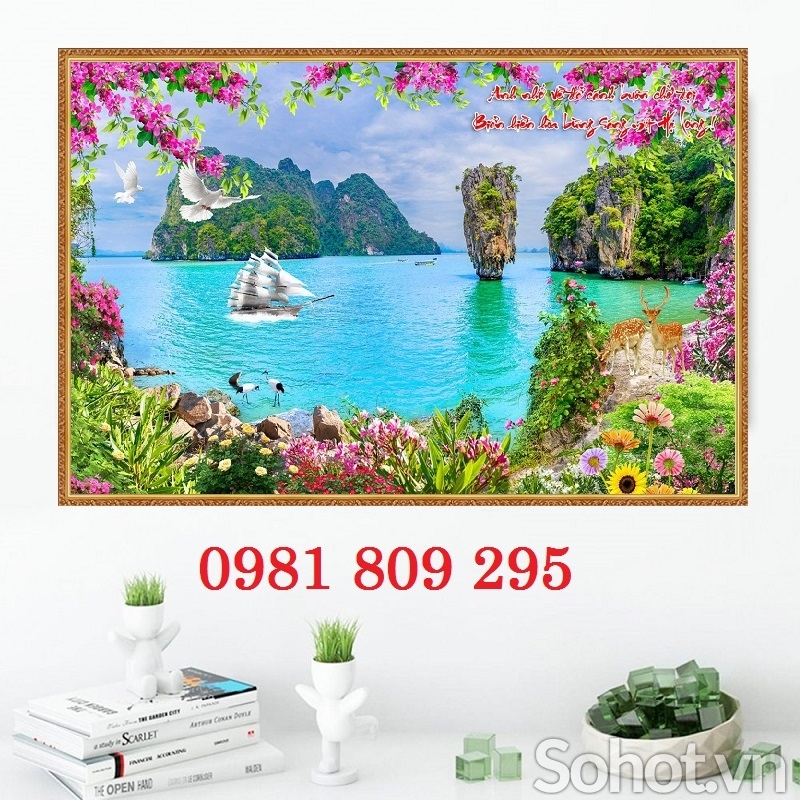 Tranh gạch men phong cảnh