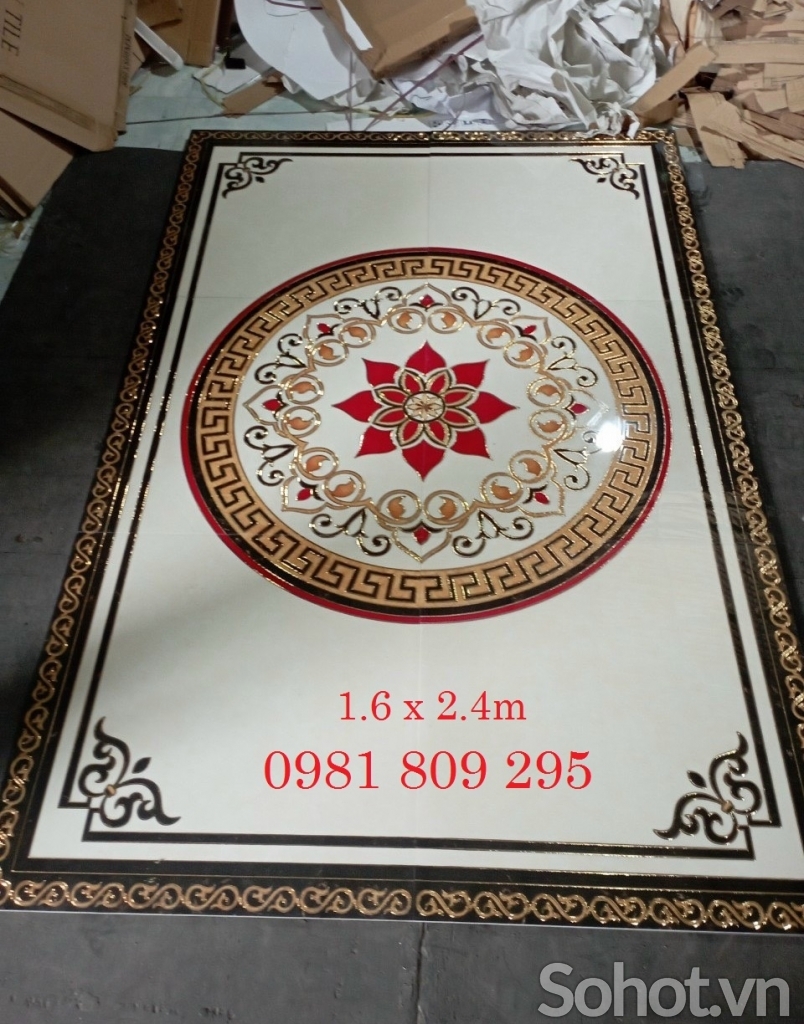 Gạch thảm lát nền nhà hoa văn đẹp ấn tượng