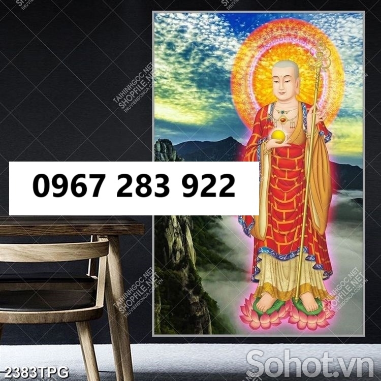 Tranh gạch Phật thích ca