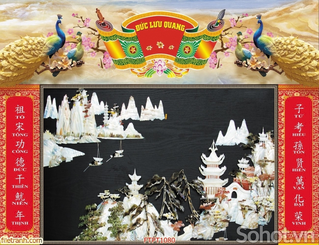 Gạch trang trí ban thờ