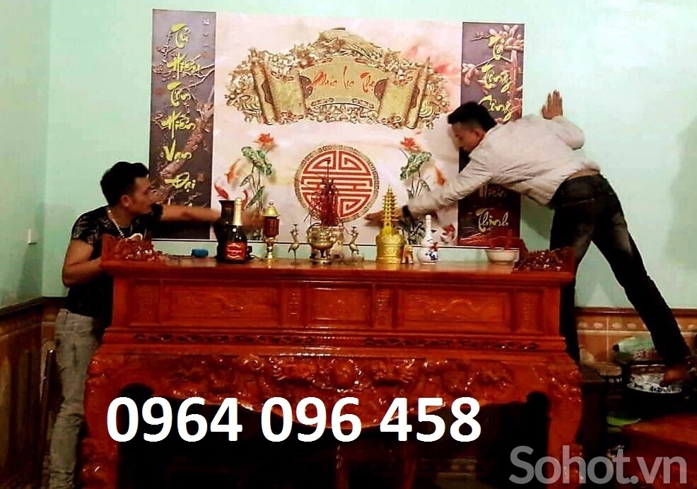 Tranh gạch 3d phòng thờ - 966CM