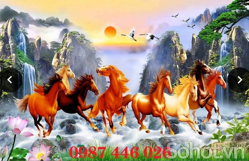 Gạch tranh mã đáo thành công HP73