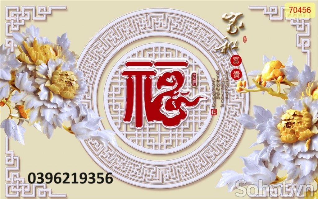Tranh gạch điêu khắc đẹp 3D