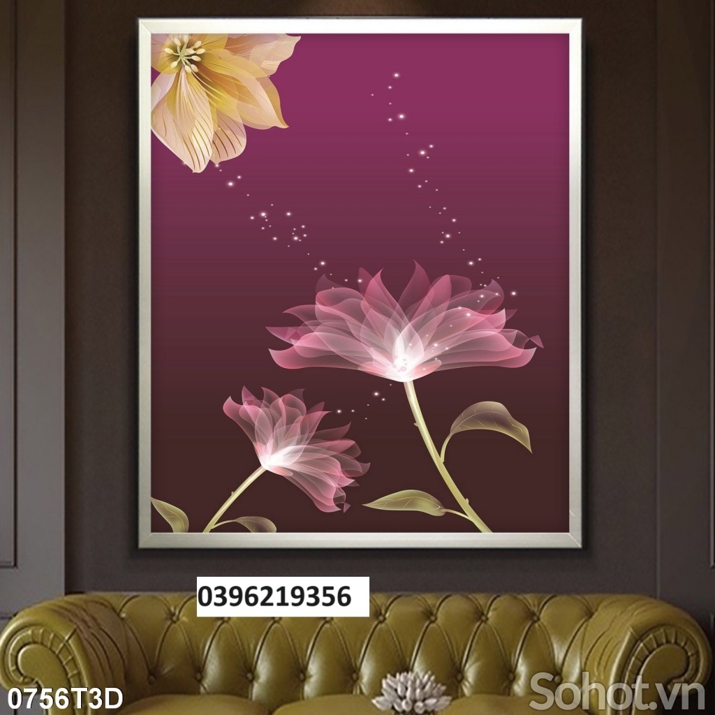Gạch tranh đẹp 3D trang trí