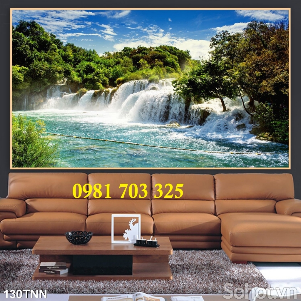 Gạch men 3D phong cảnh thiên nhiên đẹp