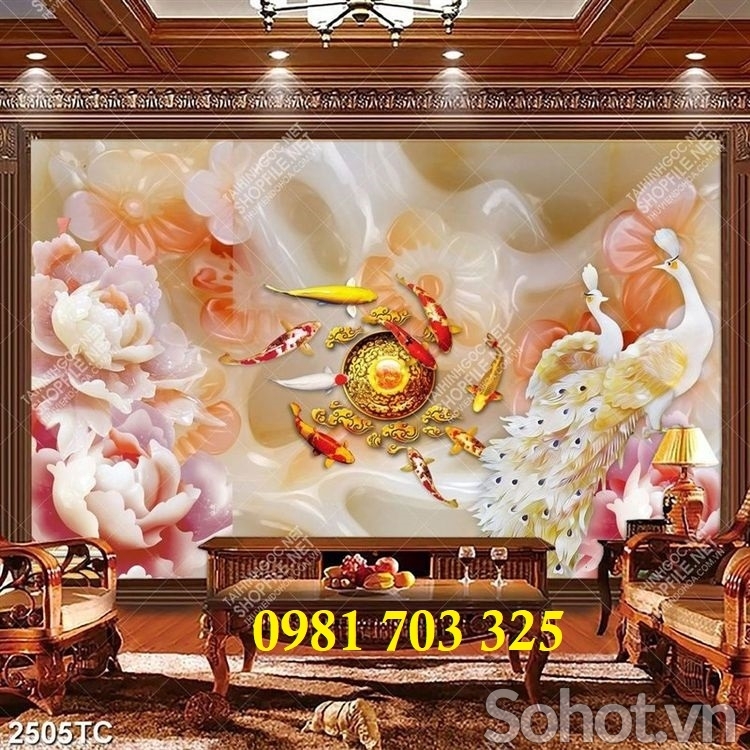 Tranh sứ ngọc 3D, gạch tranh