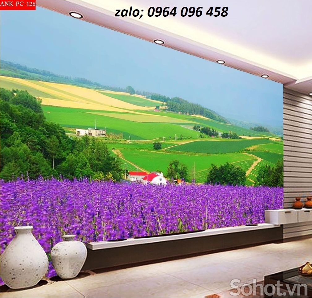 Mẫu tranh gạch 3d ốp tường phòng khách - LMMN