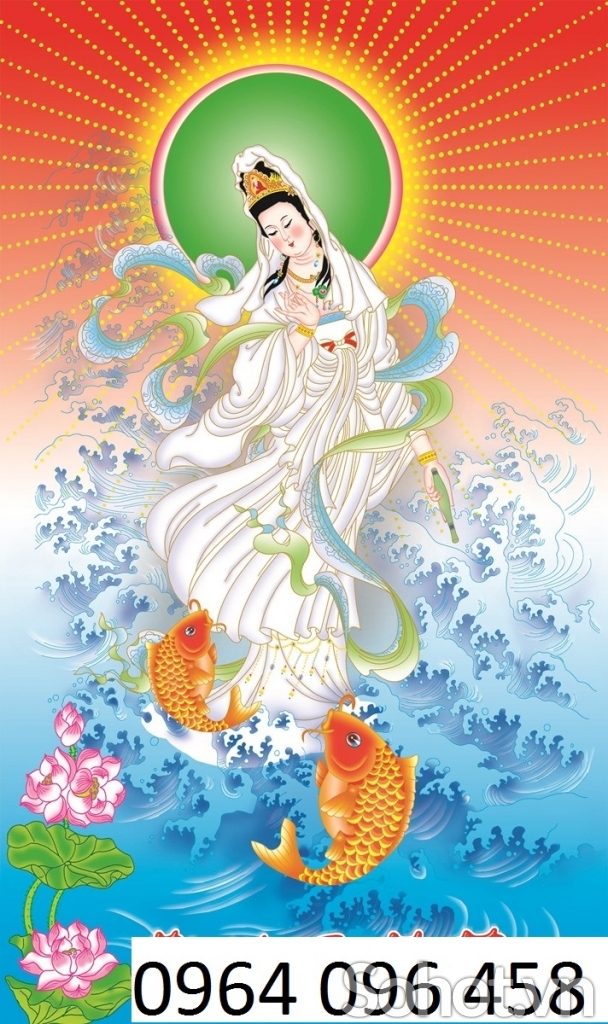 Tranh phật - tranh gạch 3d phật phòng thờ - FDM73