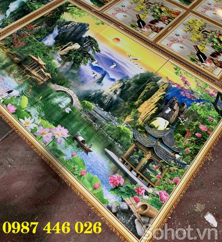 Gạch tranh, gạch ốp tường 3d