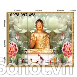 Tranh gạch - tranh Đức Phật