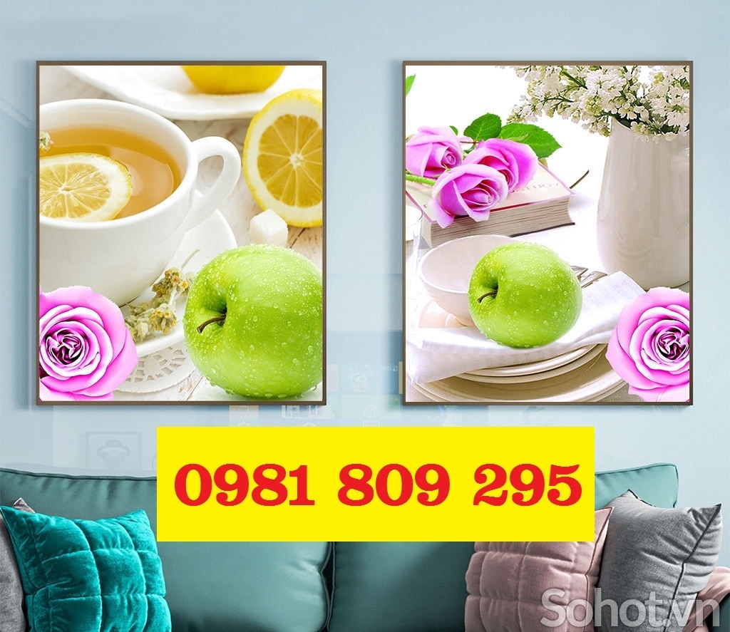 Gạch tranh ốp tường phòng bếp J87