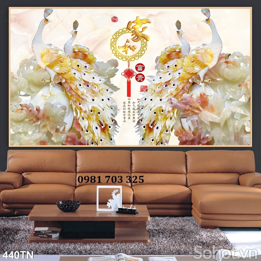 Tranh gạch sứ ngọc 3D đẹp