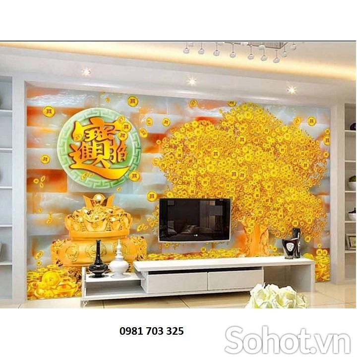 Tranh cây kim tiền