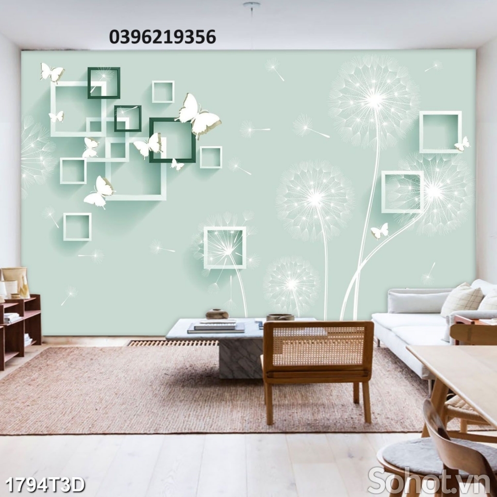 Tranh gạch đẹp 3D trang trí nhà