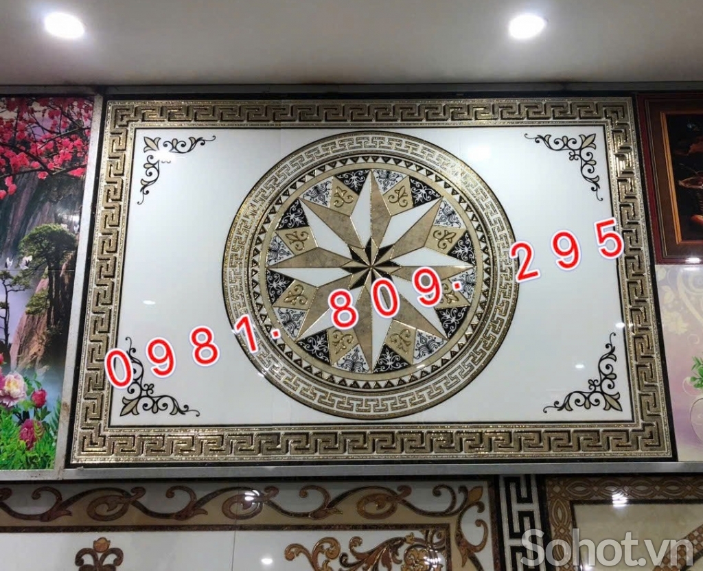 Gạch thảm trang trí hiên nhà mới