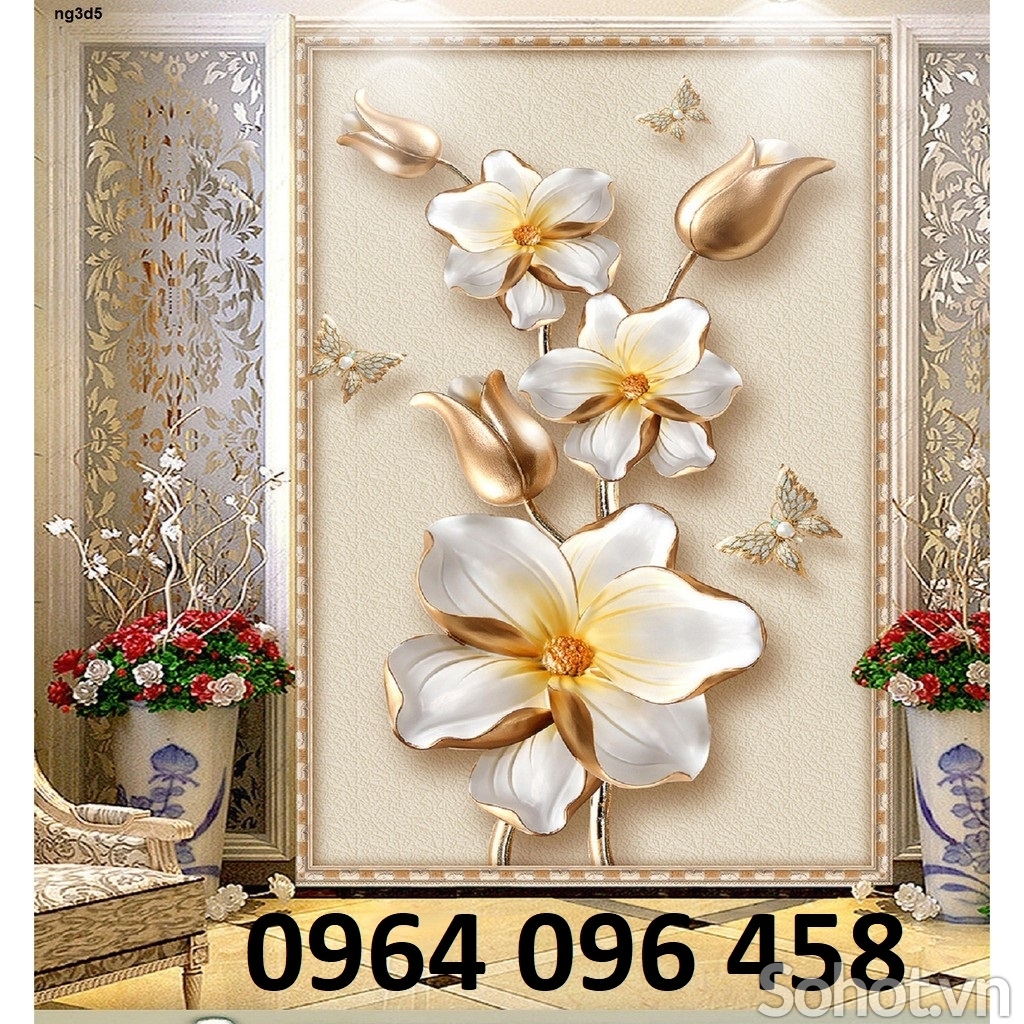 tranh gạch 3d ốp tường trang trí phòng khách - LMN6