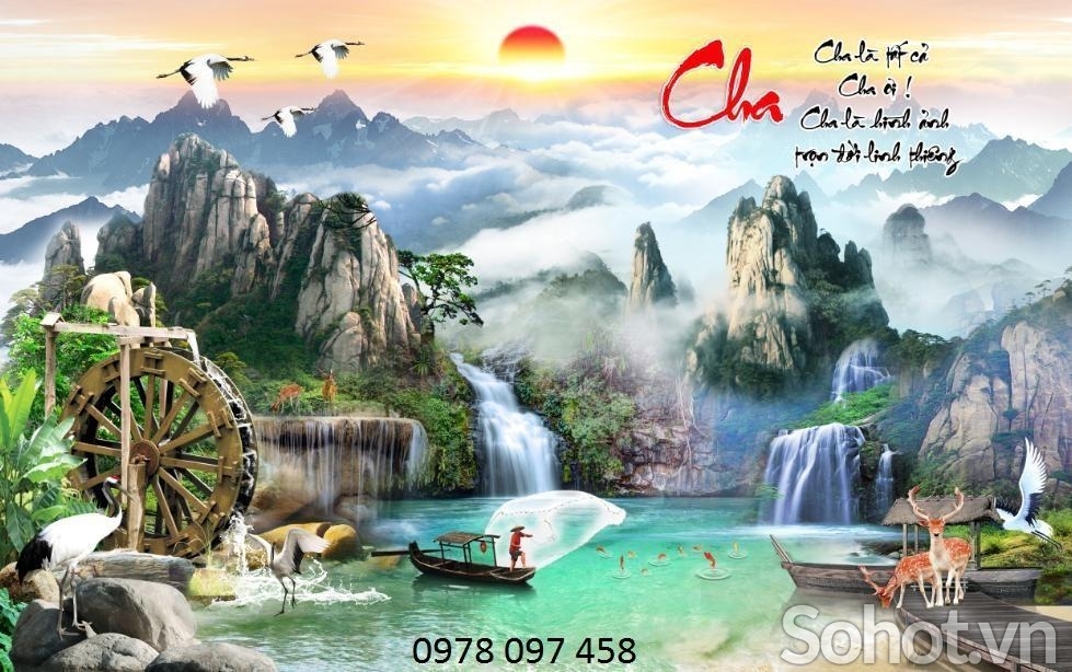 Bức tranh phong cảnh quê hương