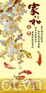 Tranh cá 3d - tranh gạch 3d cá - SXM54