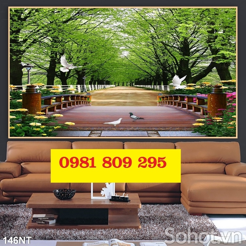 Tranh cảnh thiên nhiên , tranh gạch 3d ốp tường
