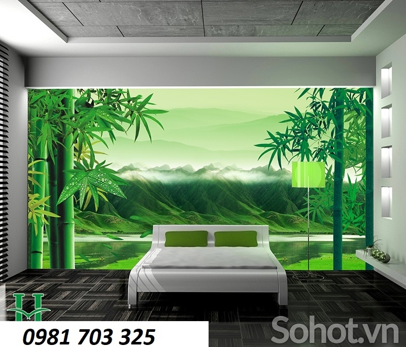 Tranh gạch 3D phòng ngủ