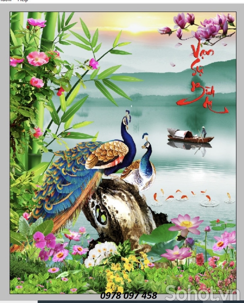 Tranh 3D ốp phòng ngủ