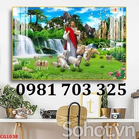 Gạch tranh đẹp công giáo trang trí