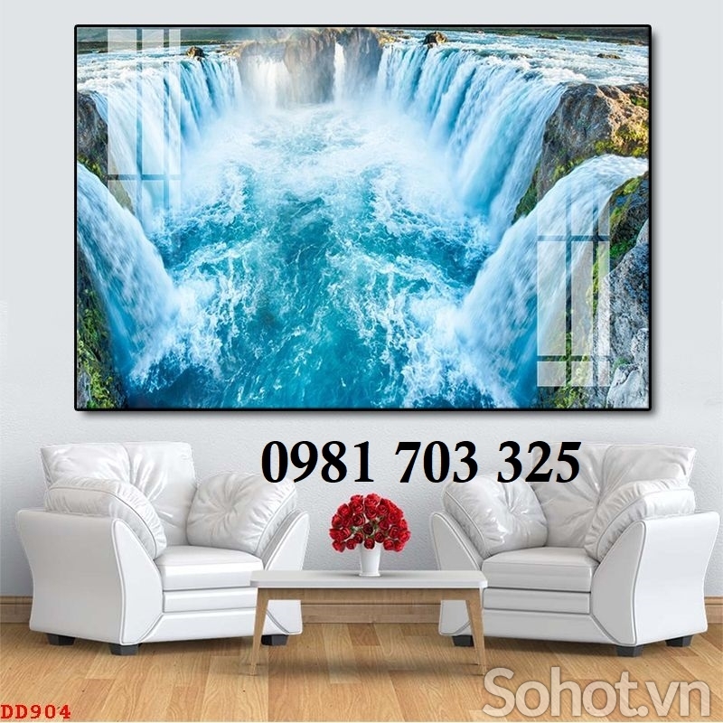 Gạch tranh 3d cảnh biển trang trí