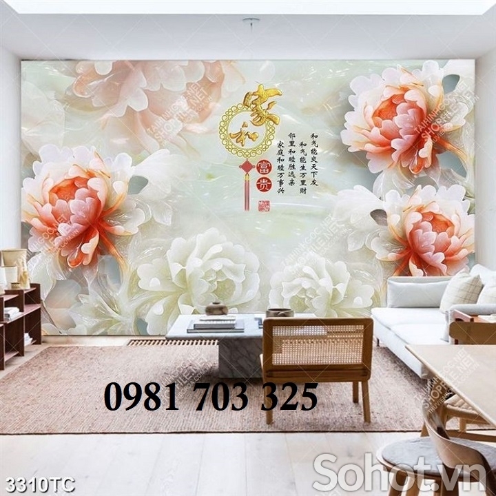 Gạch tranh 3D sứ ngọc đẹp
