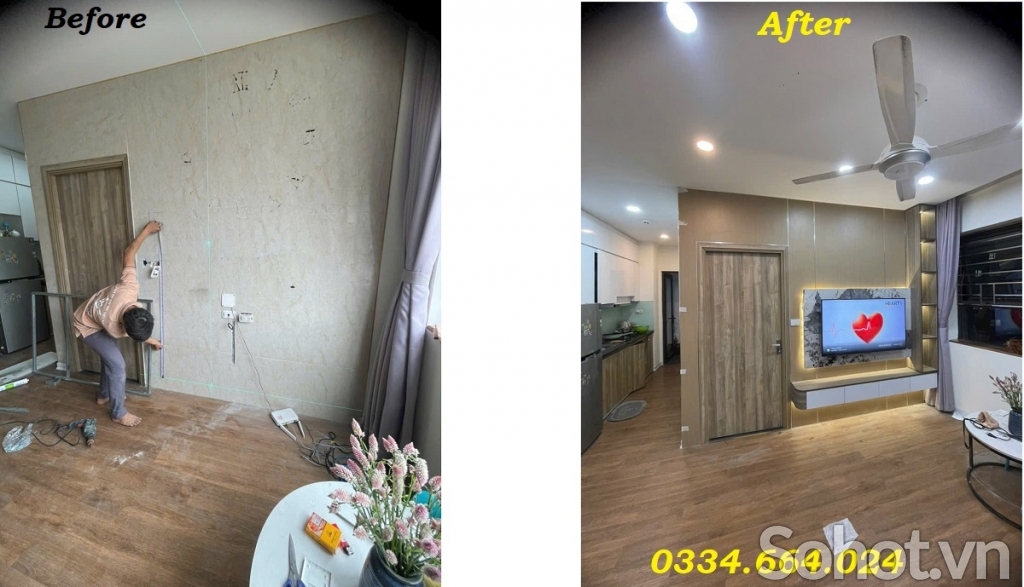 Tấm ốp tường cải tạo sợi than tre