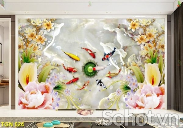 Tranh gạch 3d phòng khách - FDSX32