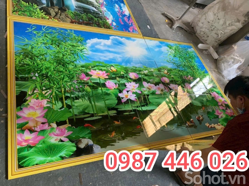 In tranh gạch men 3d