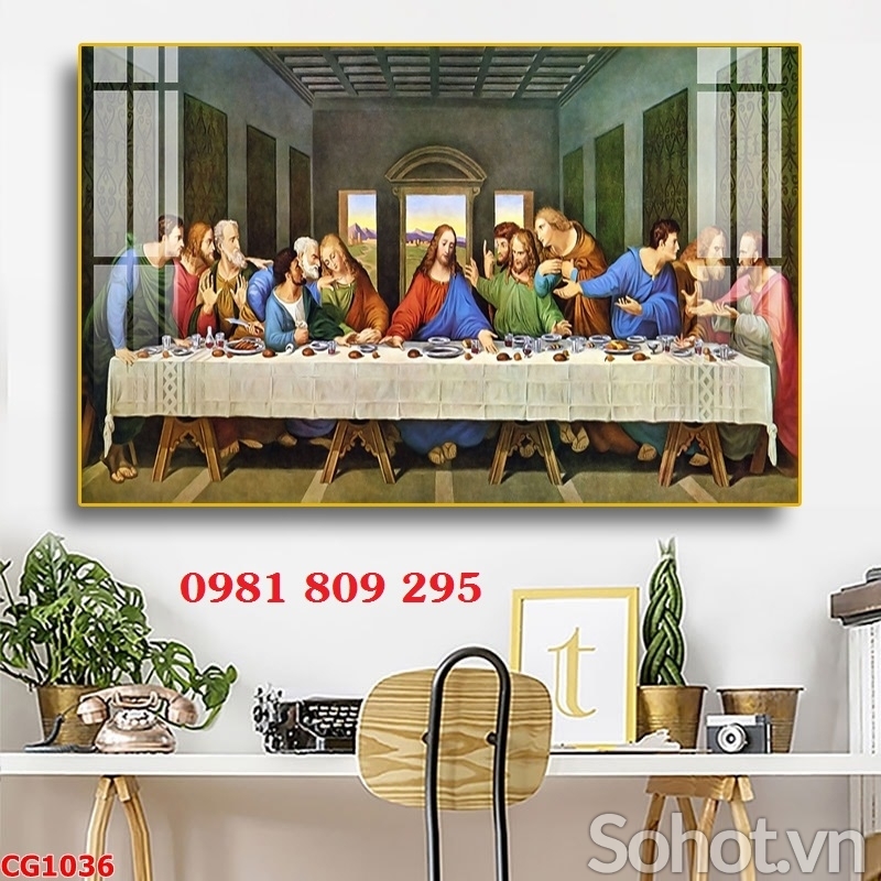 Tranh 3d công giáo , gạch tranh 12 tông đồ