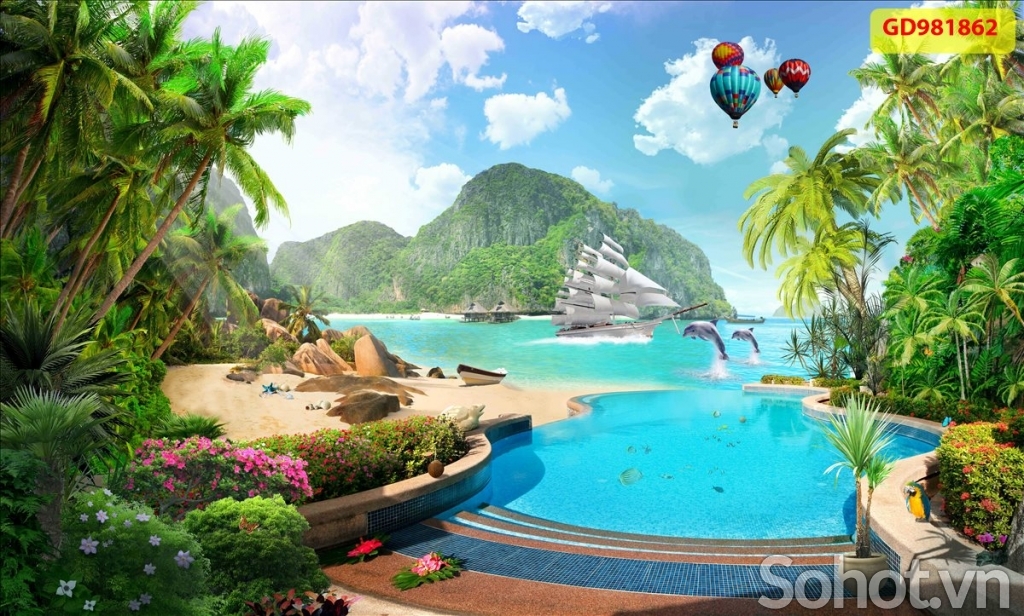 Tranh dán phòng khách