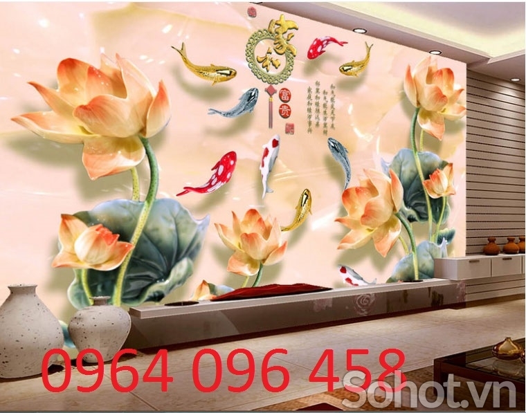 tranh gạch 3d bóng kính - TRD3