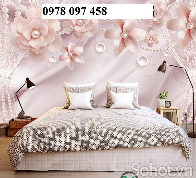 Tranh gạch 3D ốp phòng ngủ