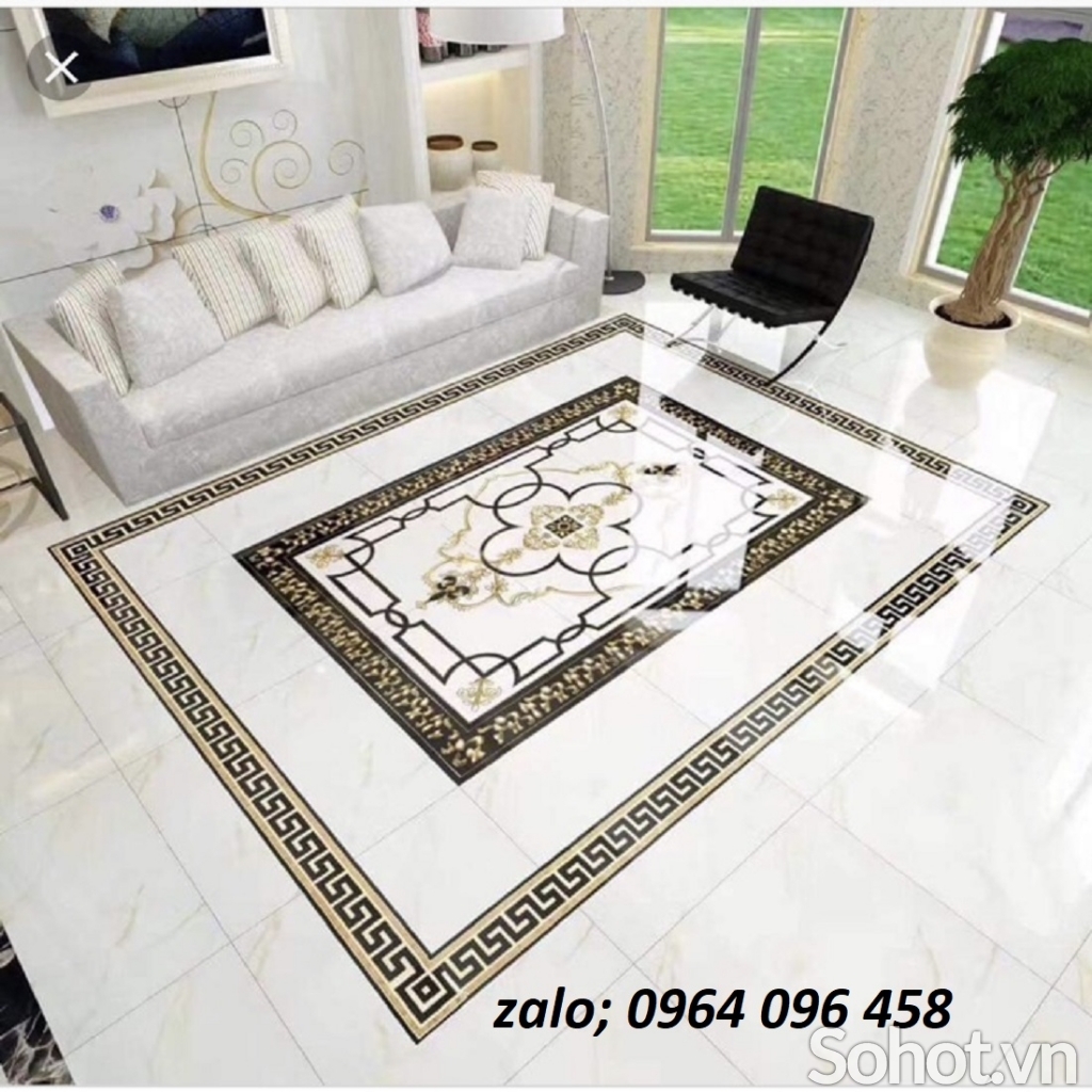 Thảm gạch 3d lát phòng khách - sảnh - FSZ211