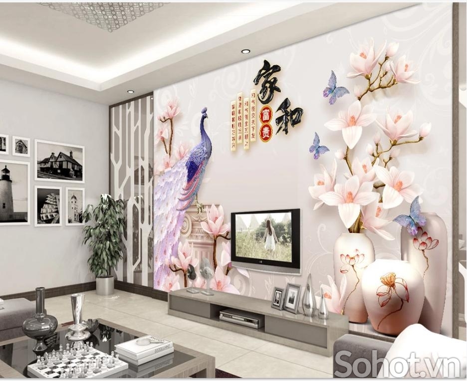 Gạch 3D - tranh gạch phong thủy