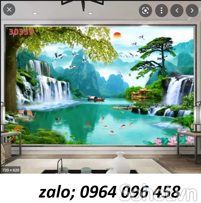 Tranh gạch 3d phong cảnh đồng quê - 033XC