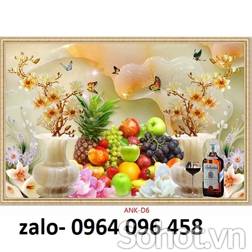 Tranh gạch 3d phòng bếp - CB533