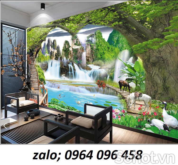 Tranh gạch 3d phong cảnh đẹp - FSXX3