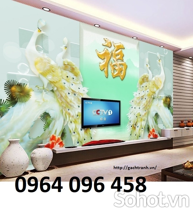 tranh gạch 3d - tranh gạch men 3d - 84QB